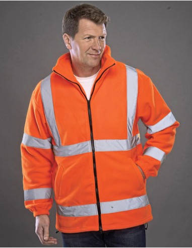 YOK-HVK08-Hi-Vis Fleece Jacket